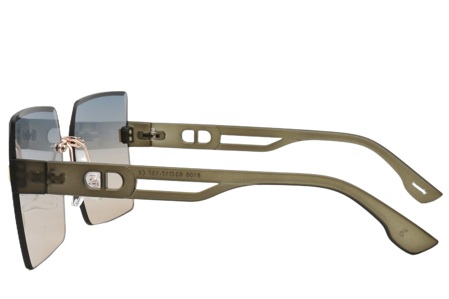 Coastal Square Sunglasses - Sunset-Inspired Gradient Lenses