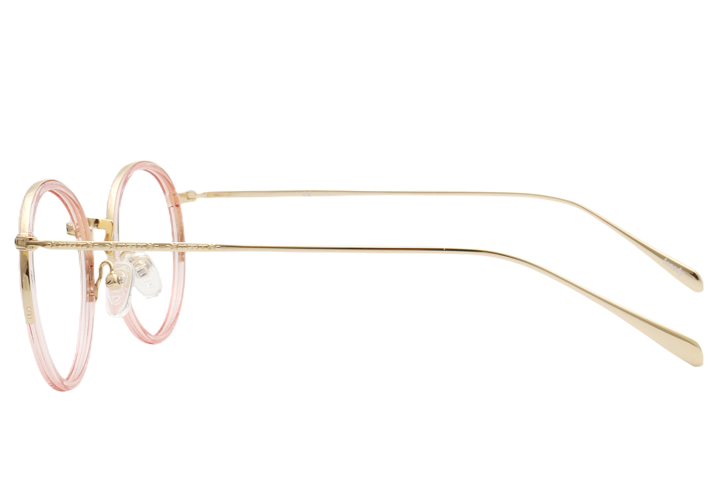 Bellevue Round Eyeglasses Frame - Pink & Black