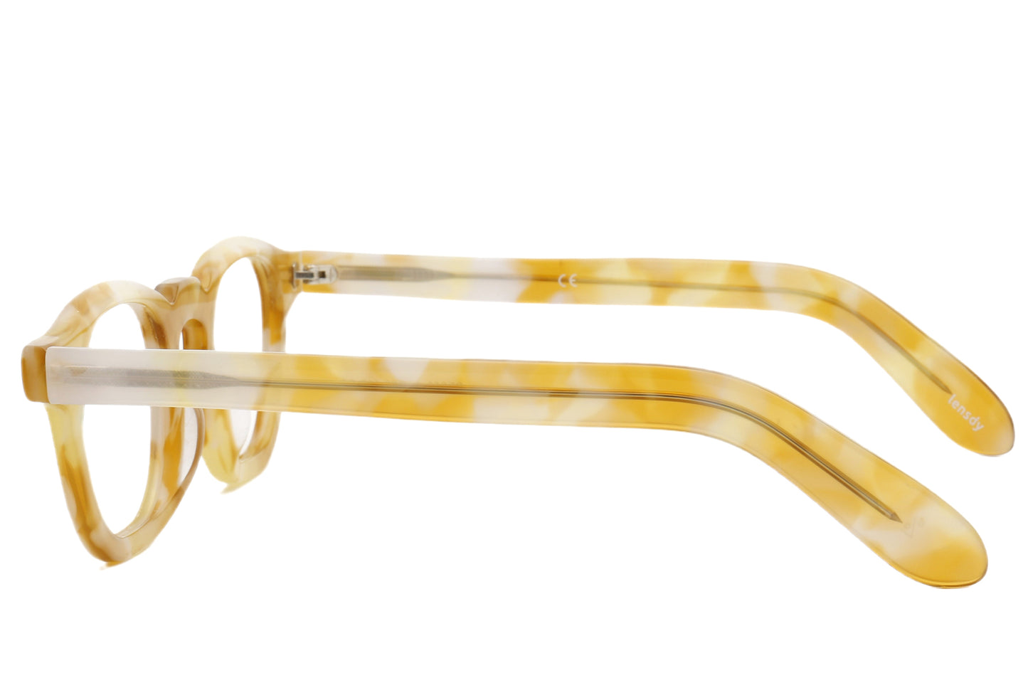 Citron Eyeglasses Frame - Vibrant Yellow Acetate Design | Lensdy