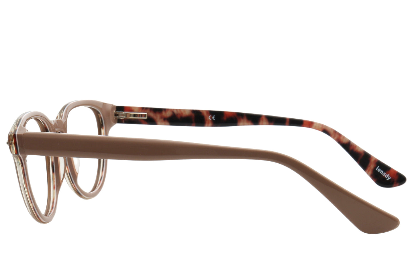 Doppler Acetate Eyeglasses Frame - Black & Caramel