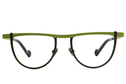 Bomb Semi-Circle Titanium Eyeglasses Frame - Bold & Stylish