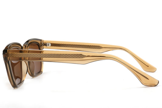 Amber Square Sunglasses - Modern Elegance