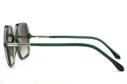 Oversized Square Eyeglasses Frame - Cosmic Elegance