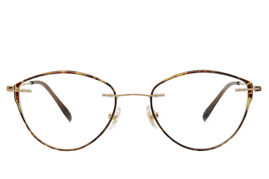 Vintage retro cat-eye glasses - side view