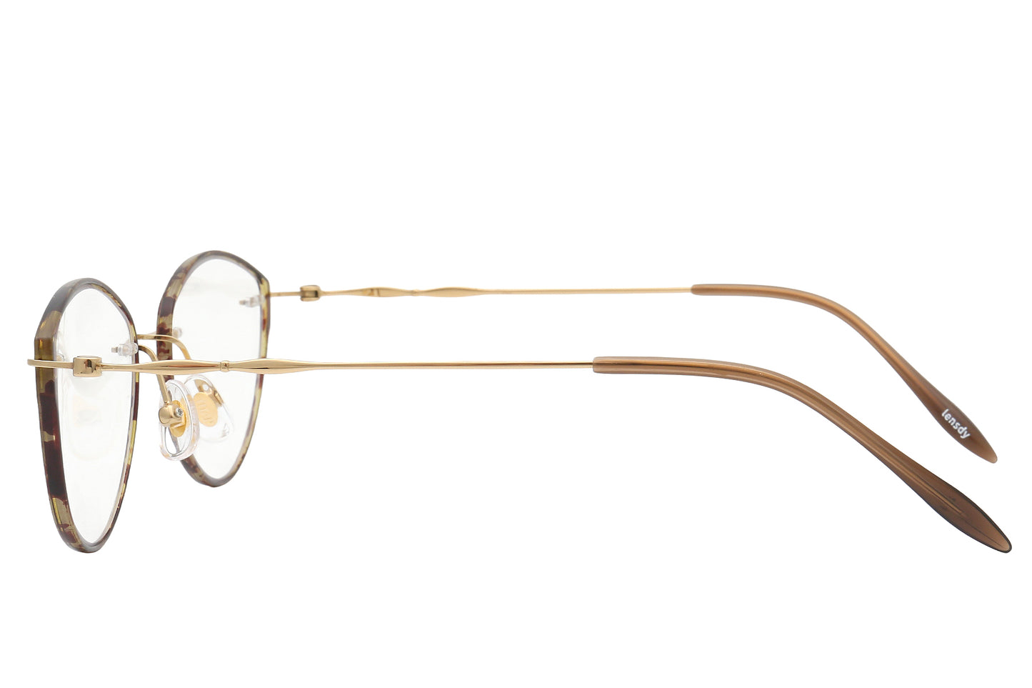 Vintage retro cat-eye glasses - detail view
