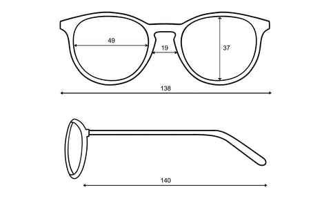Frame dimensions (mm)