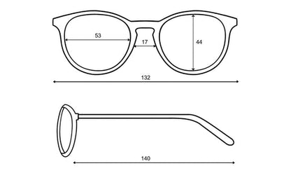 Frame dimensions (mm)