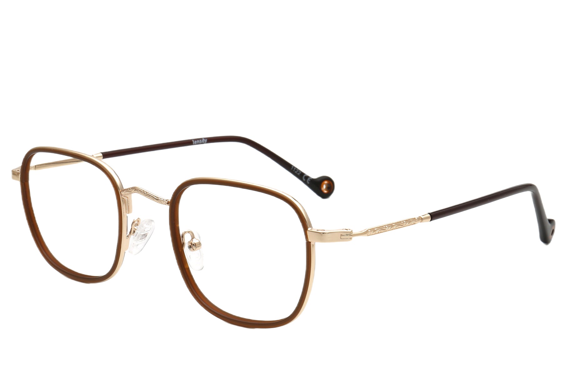 Lewis Rectangle Eyeglasses Frame - Sporty Design