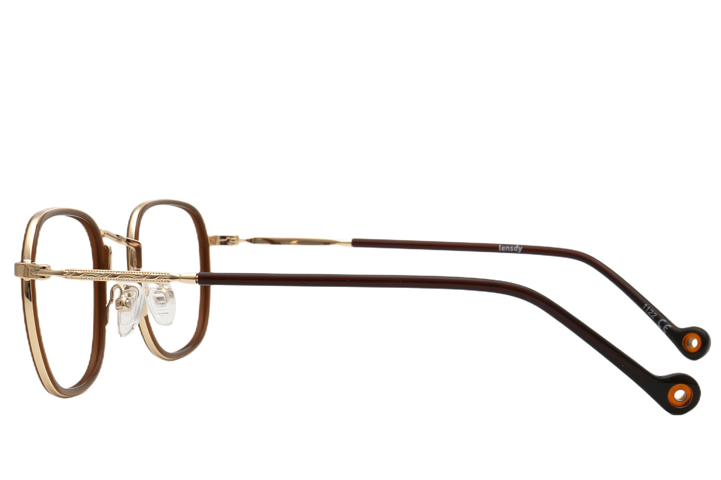 Lewis Rectangle Eyeglasses Frame - Sporty Design
