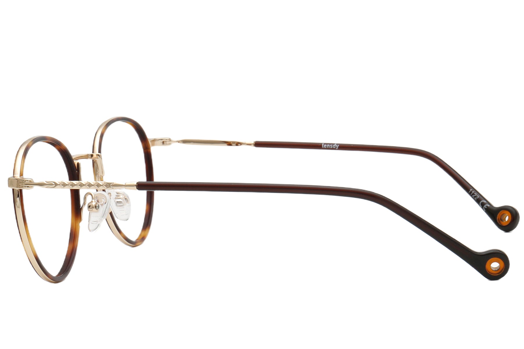 Hawk Pantos Eyeglasses Frame - Metal Design