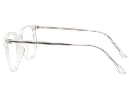 Crystal Transparent Eyeglasses Frame - Unique Metal 