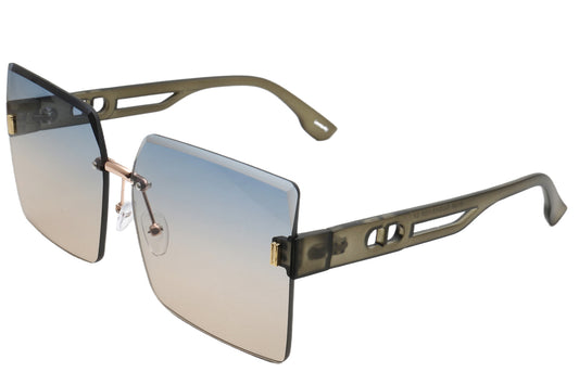 Coastal Square Sunglasses - Sunset-Inspired Gradient Lenses