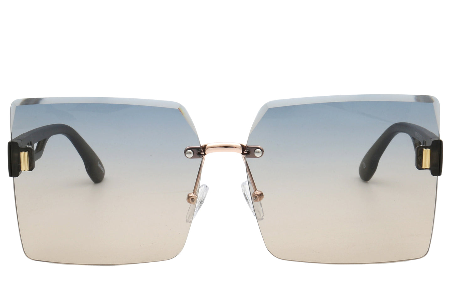 Coastal Square Sunglasses - Sunset-Inspired Gradient Lenses