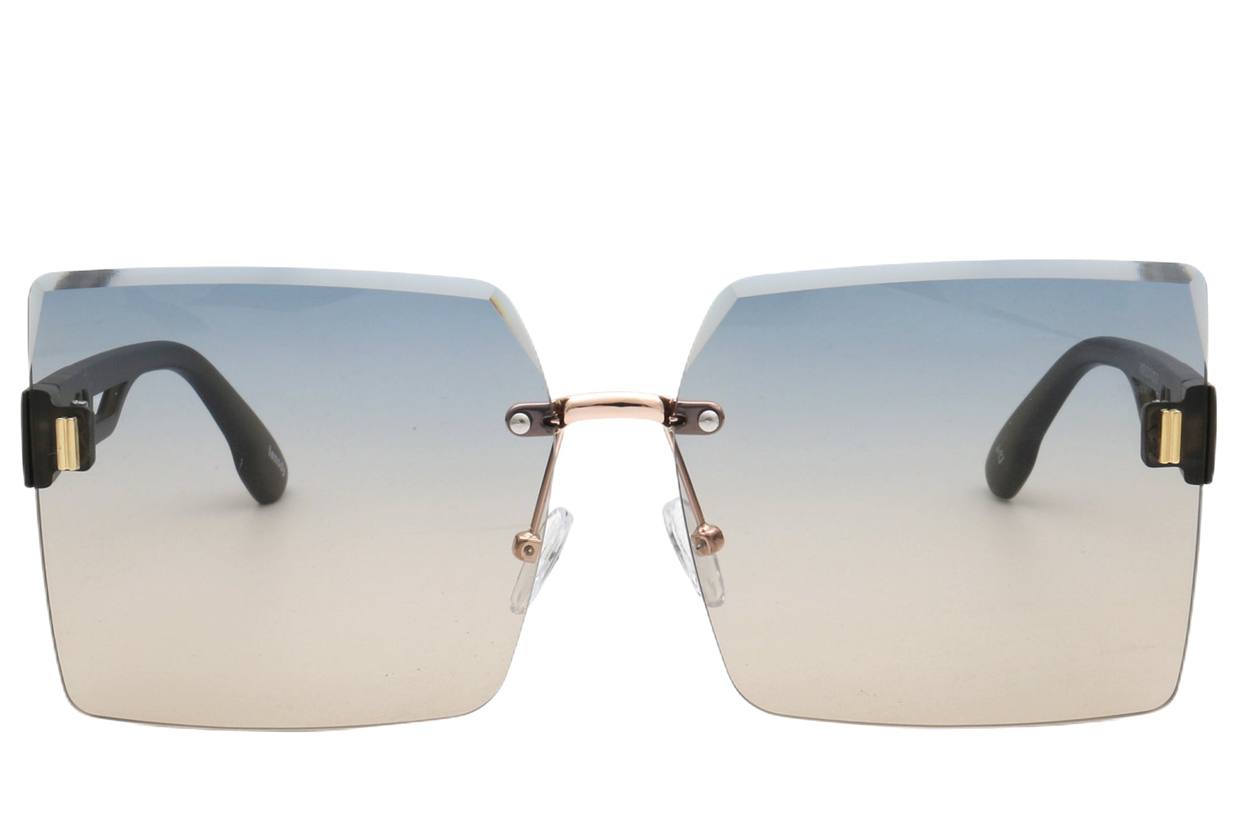 Coastal Square Sunglasses - Sunset-Inspired Gradient Lenses
