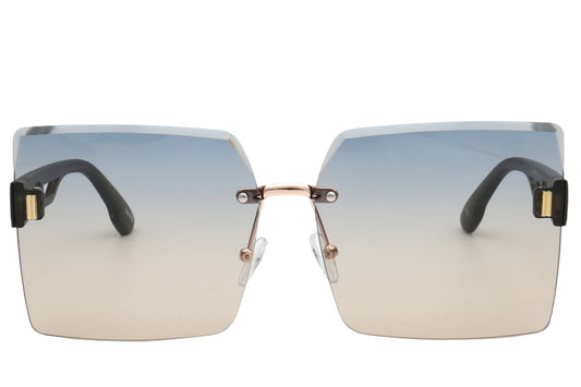 Coastal Square Sunglasses - Sunset-Inspired Gradient Lenses