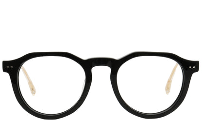 Cannes Pantos Eyeglasses Frame - Black | Lensdy