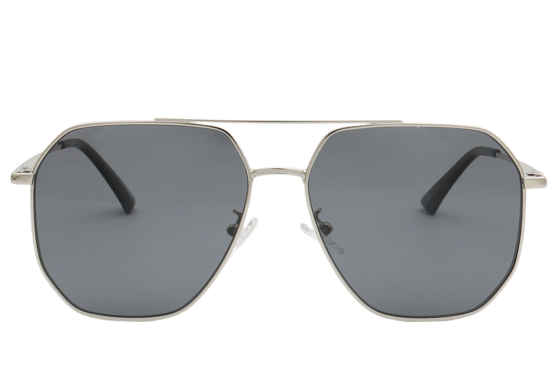 Flymaster Aviator Sunglasses - Gold Frame & Black Lenses