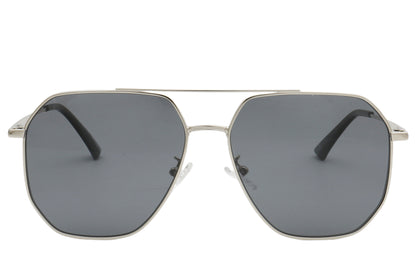 Flymaster Aviator Sunglasses - Gold Frame & Black Lenses