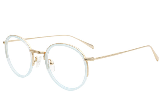 Bellevue Round Eyeglasses Frame - Pink & Black