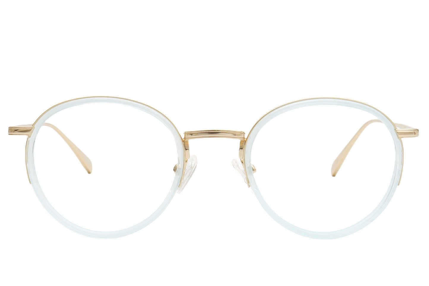 Bellevue Round Eyeglasses Frame - Pink & Black