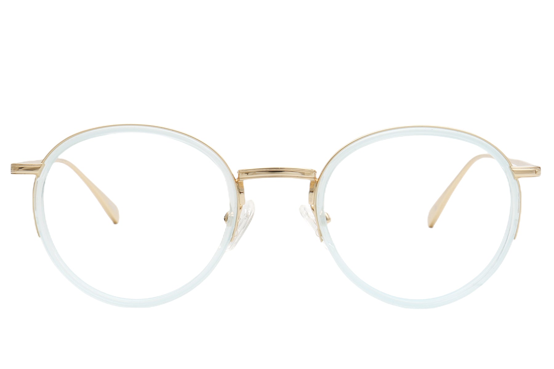 Bellevue Round Eyeglasses Frame - Pink & Black