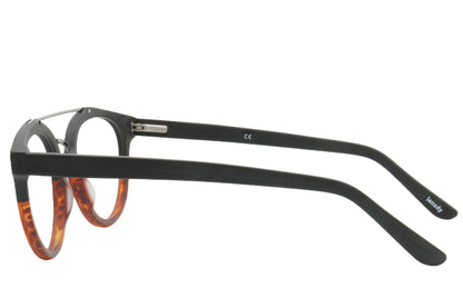 Lava Eyeglasses Frame - Black & Mottled Design 