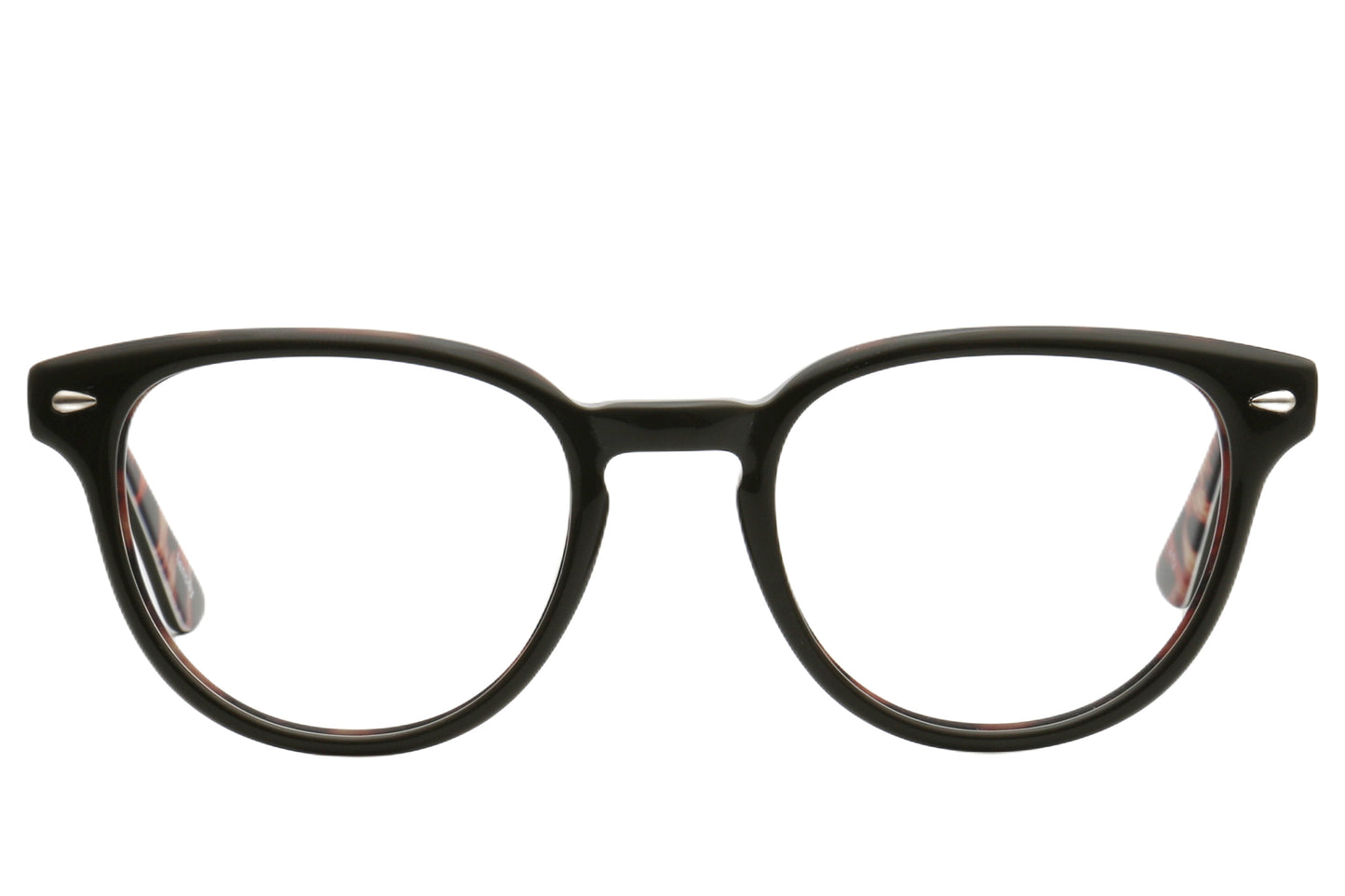 Doppler Acetate Eyeglasses Frame - Black & Caramel