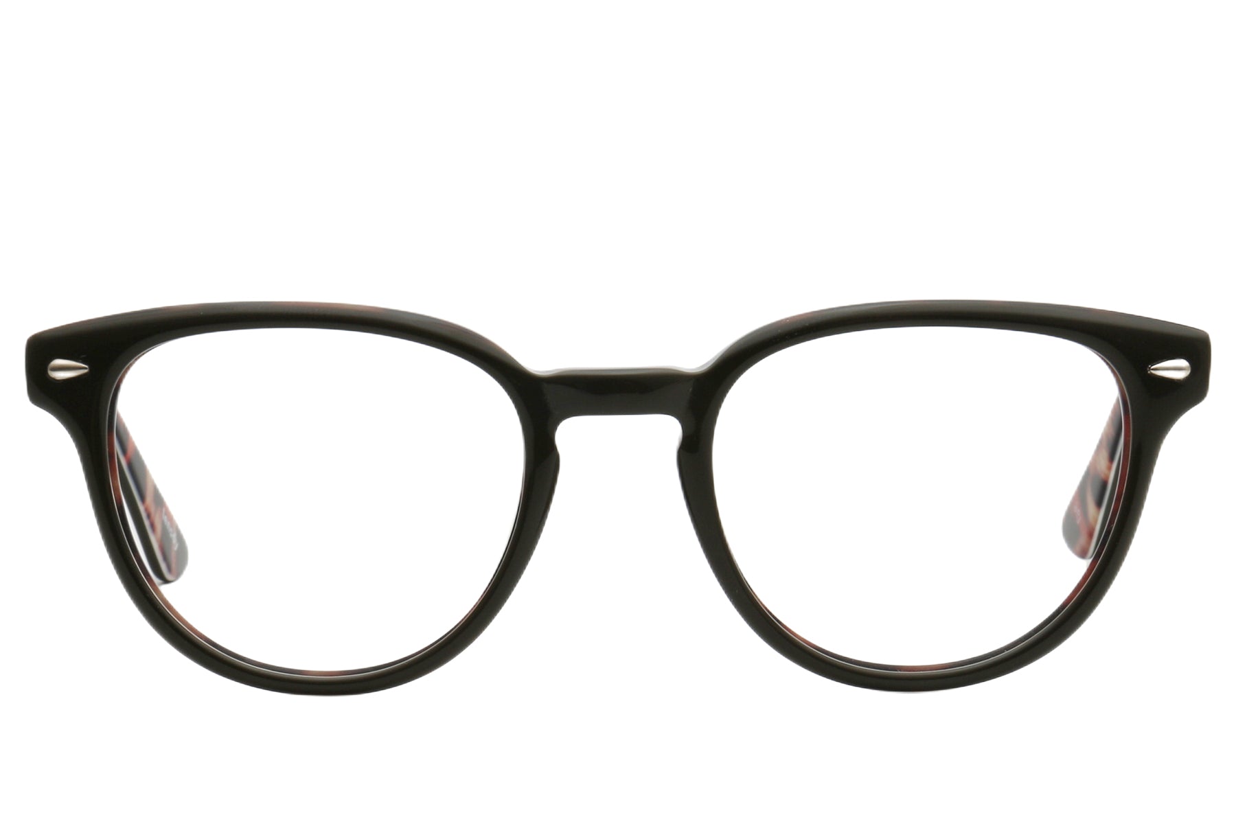 Doppler Acetate Eyeglasses Frame - Black & Caramel
