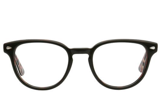 Doppler Acetate Eyeglasses Frame - Black & Caramel