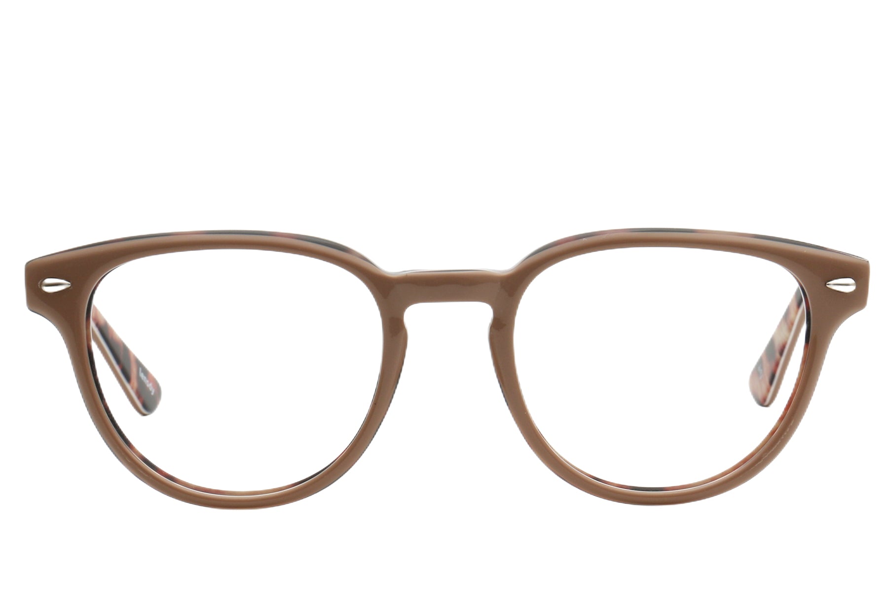 Doppler Acetate Eyeglasses Frame - Black & Caramel