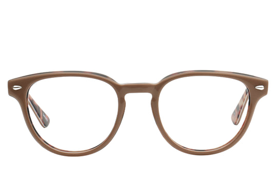 Doppler Acetate Eyeglasses Frame - Black & Caramel