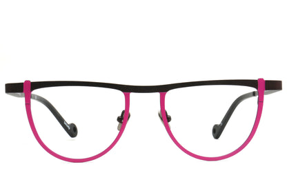 Bomb Semi-Circle Titanium Eyeglasses Frame - Bold & Stylish