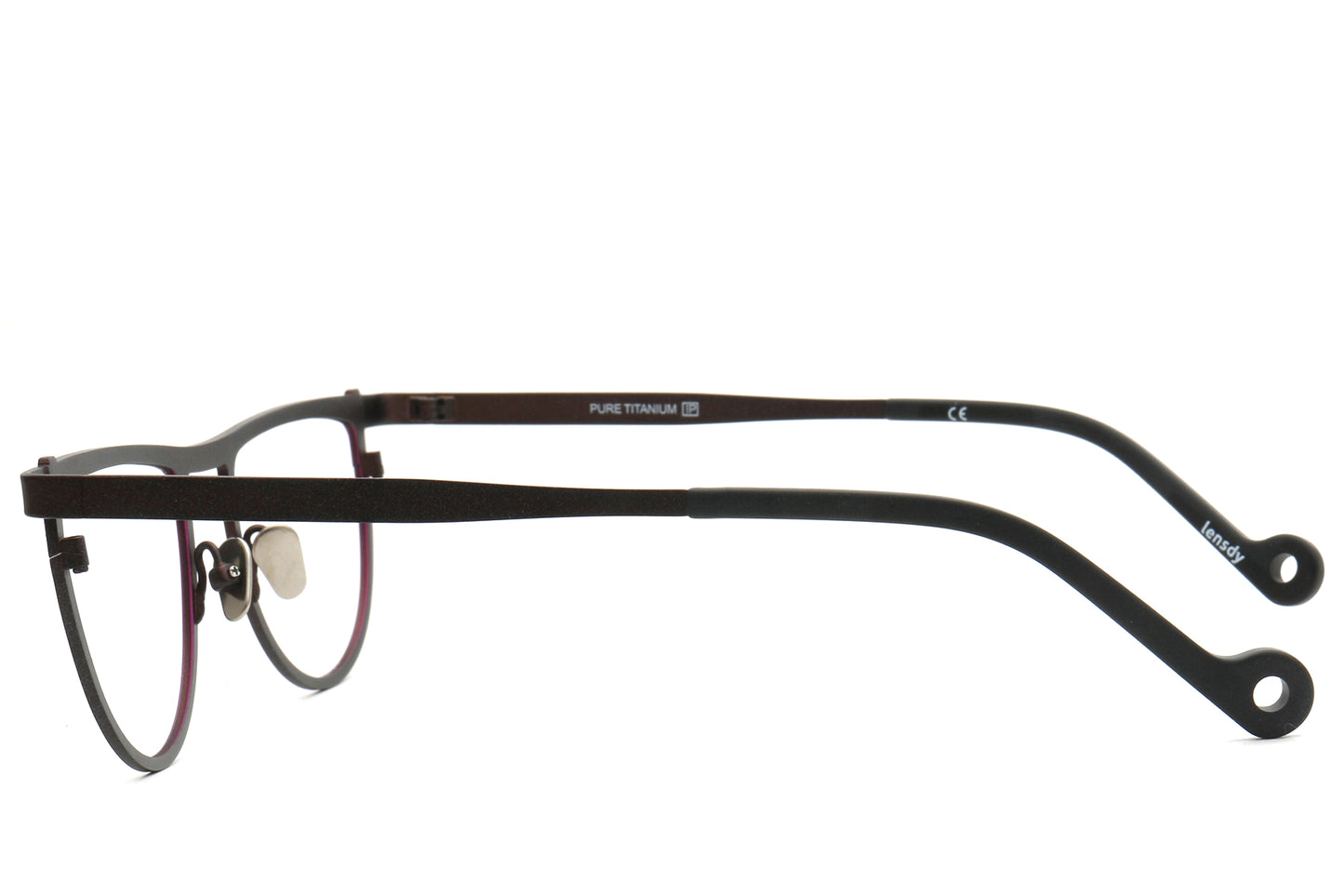 Bomb Semi-Circle Titanium Eyeglasses Frame - Bold & Stylish