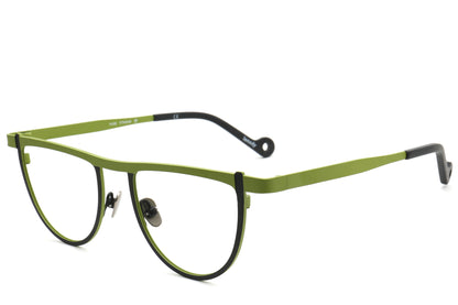Bomb Semi-Circle Titanium Eyeglasses Frame - Bold & Stylish
