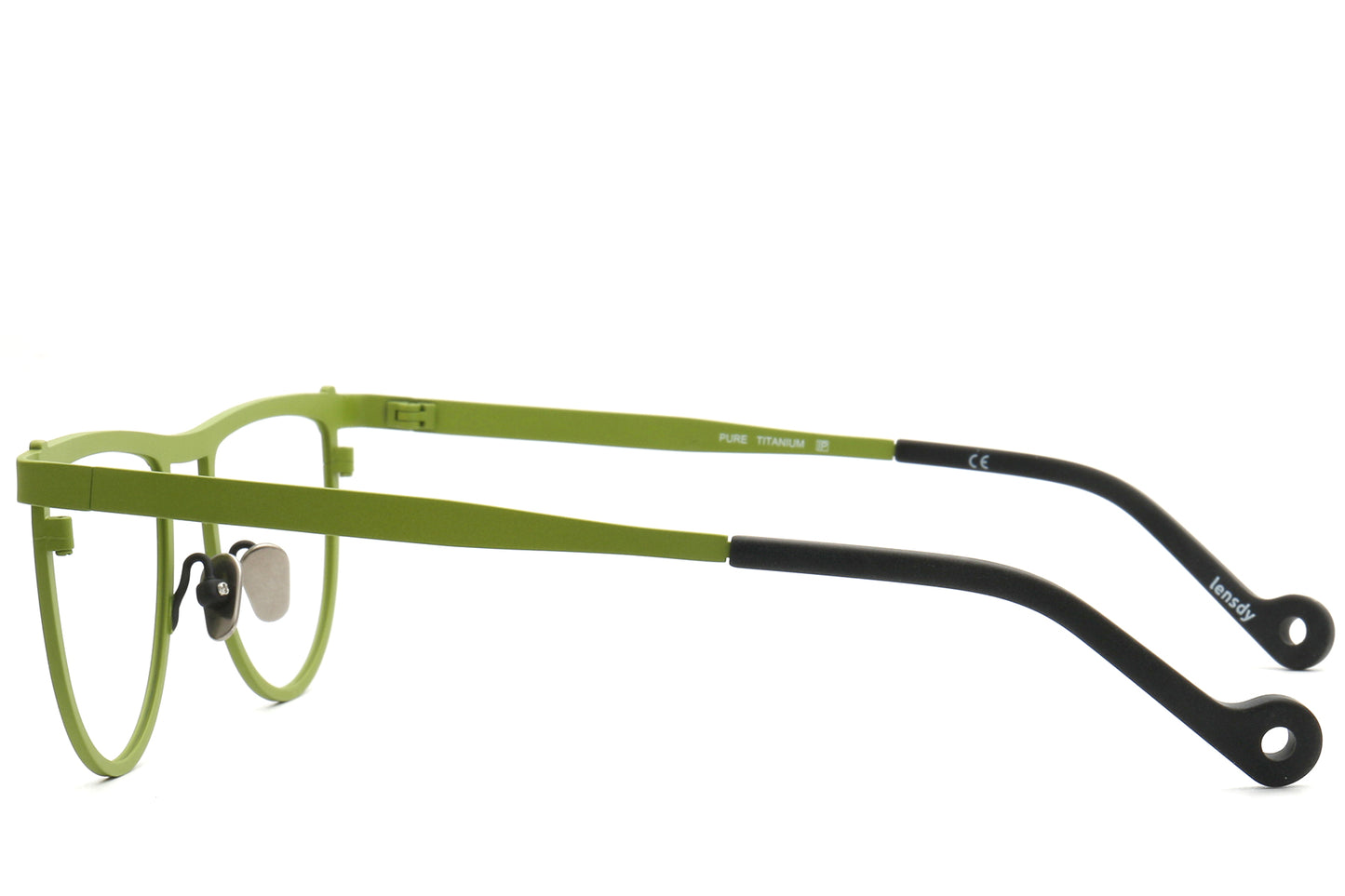 Bomb Semi-Circle Titanium Eyeglasses Frame - Bold & Stylish