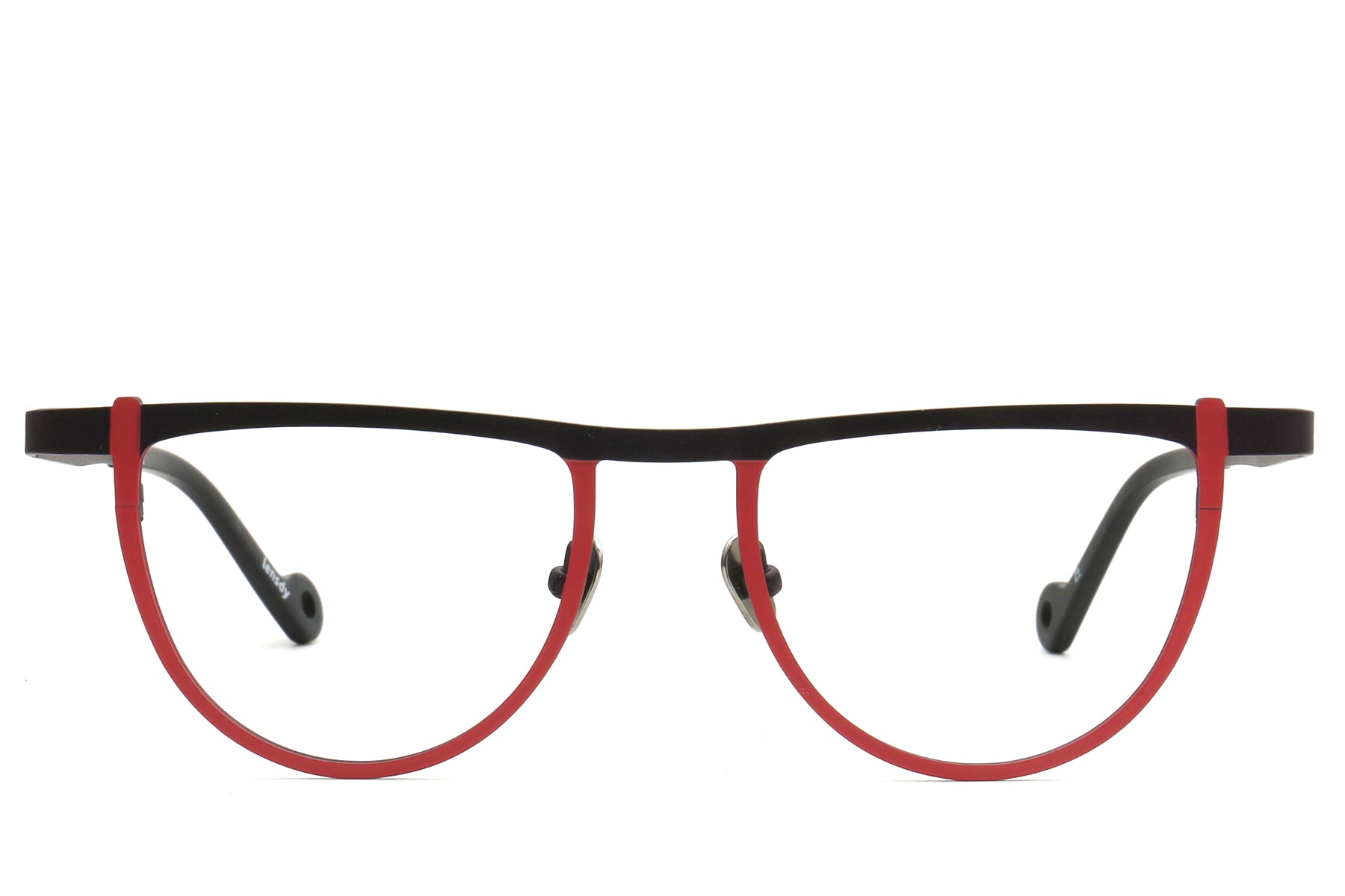 Bomb Semi-Circle Titanium Eyeglasses Frame - Bold & Stylish