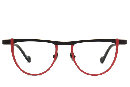 Bomb Semi-Circle Titanium Eyeglasses Frame - Bold & Stylish