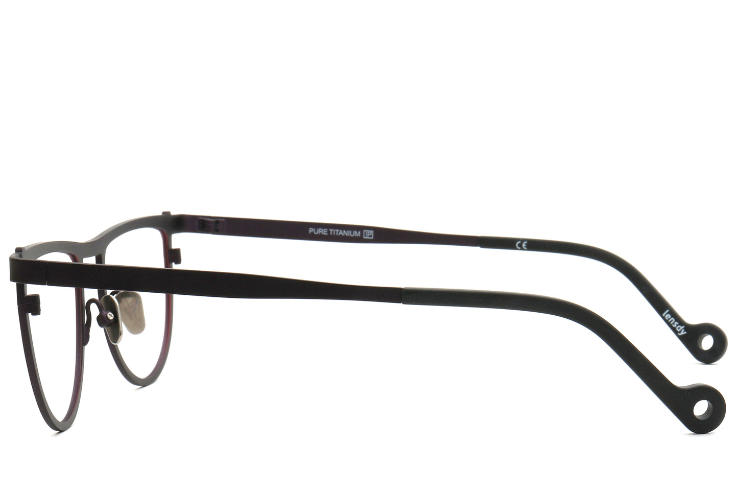 Bomb Semi-Circle Titanium Eyeglasses Frame - Bold & Stylish