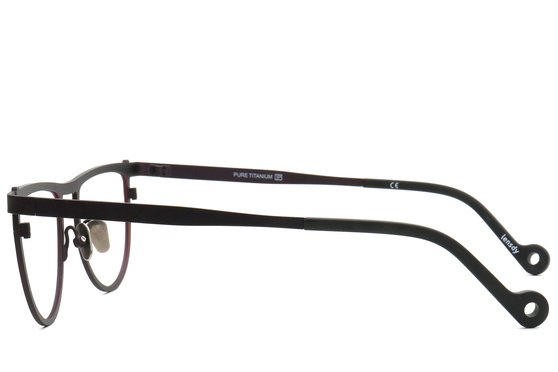 Bomb Semi-Circle Titanium Eyeglasses Frame - Bold & Stylish