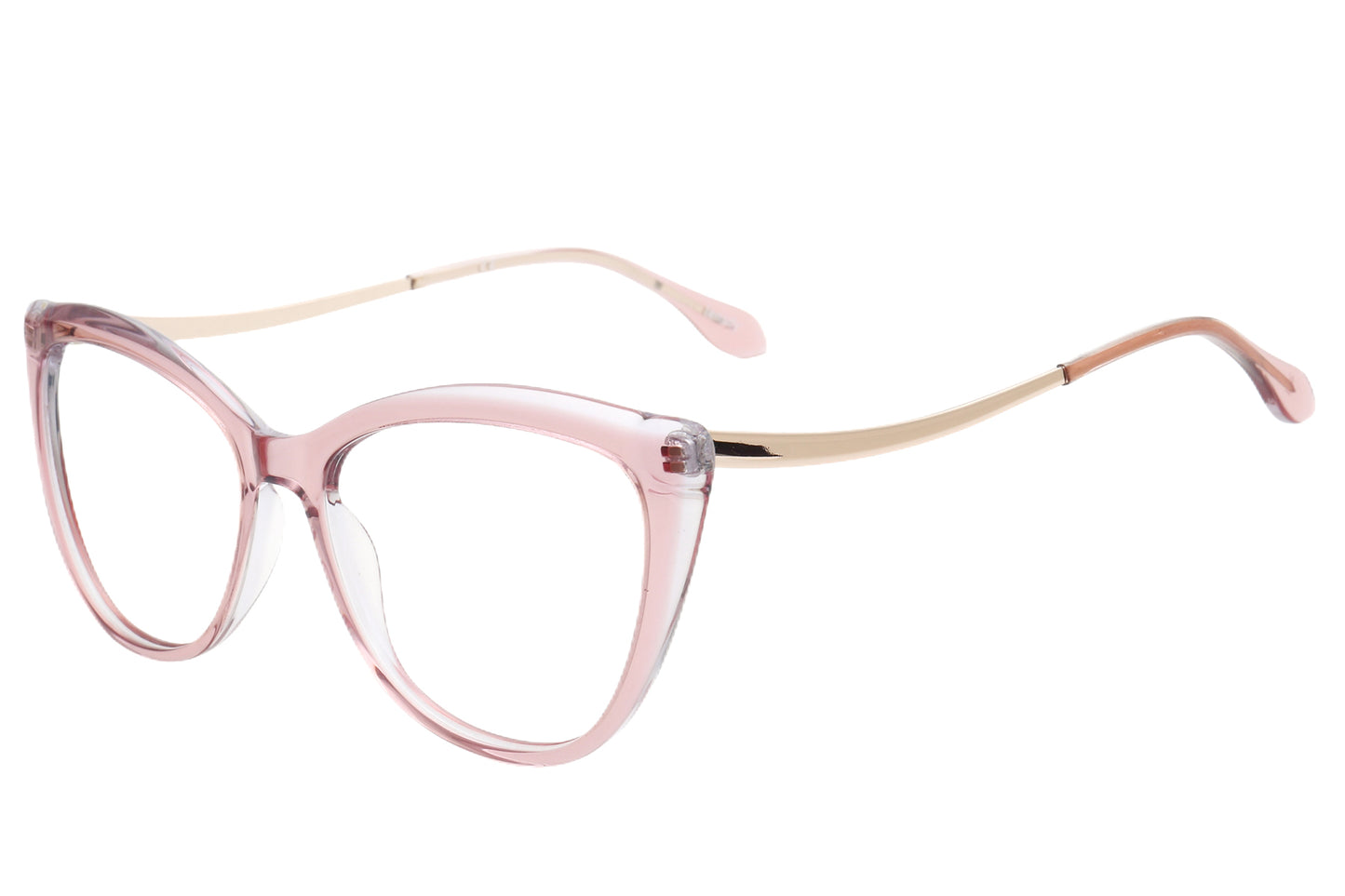 Cat-Eye Eyeglasses Frame - Bold Acetate & Metal Design