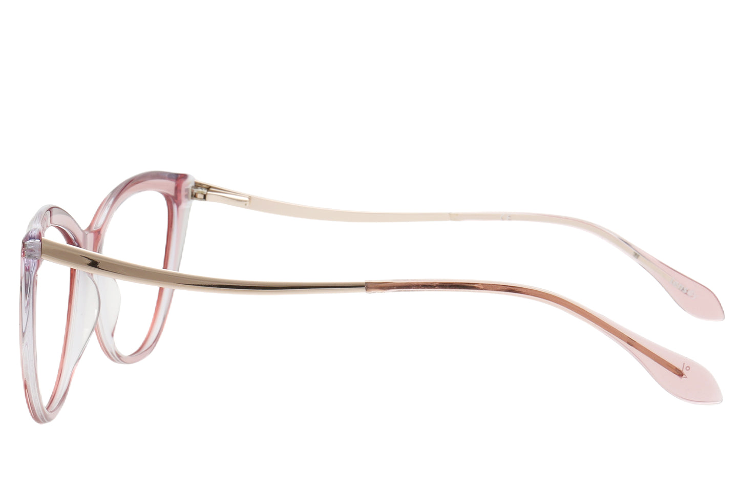Cat-Eye Eyeglasses Frame - Bold Acetate & Metal Design
