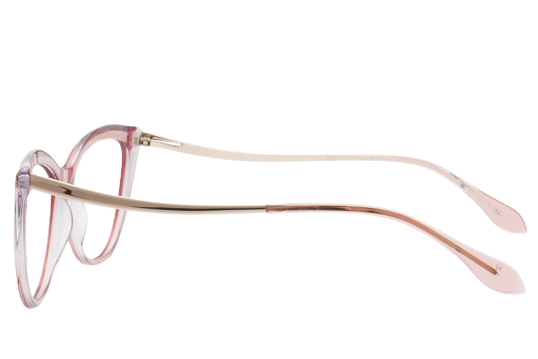 Cat-Eye Eyeglasses Frame - Bold Acetate & Metal Design
