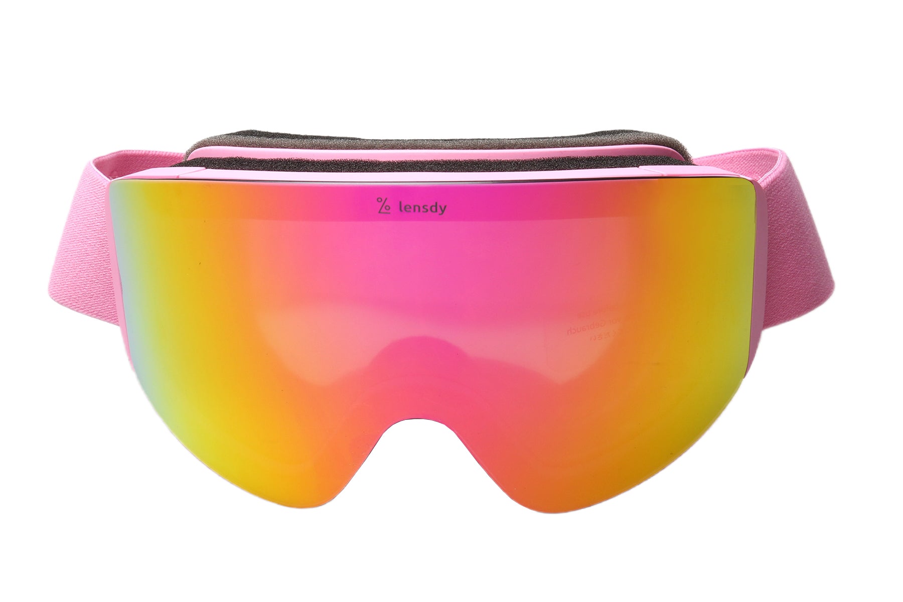 Alpine Pink Snow Goggles (night vision lens included)