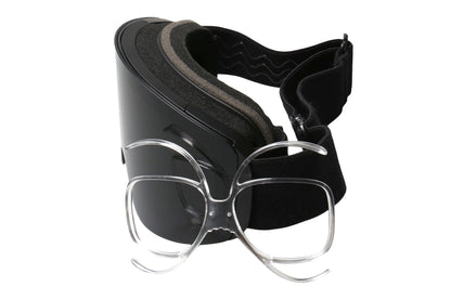 Alpine Black Snow Goggles - Magnetic Lens