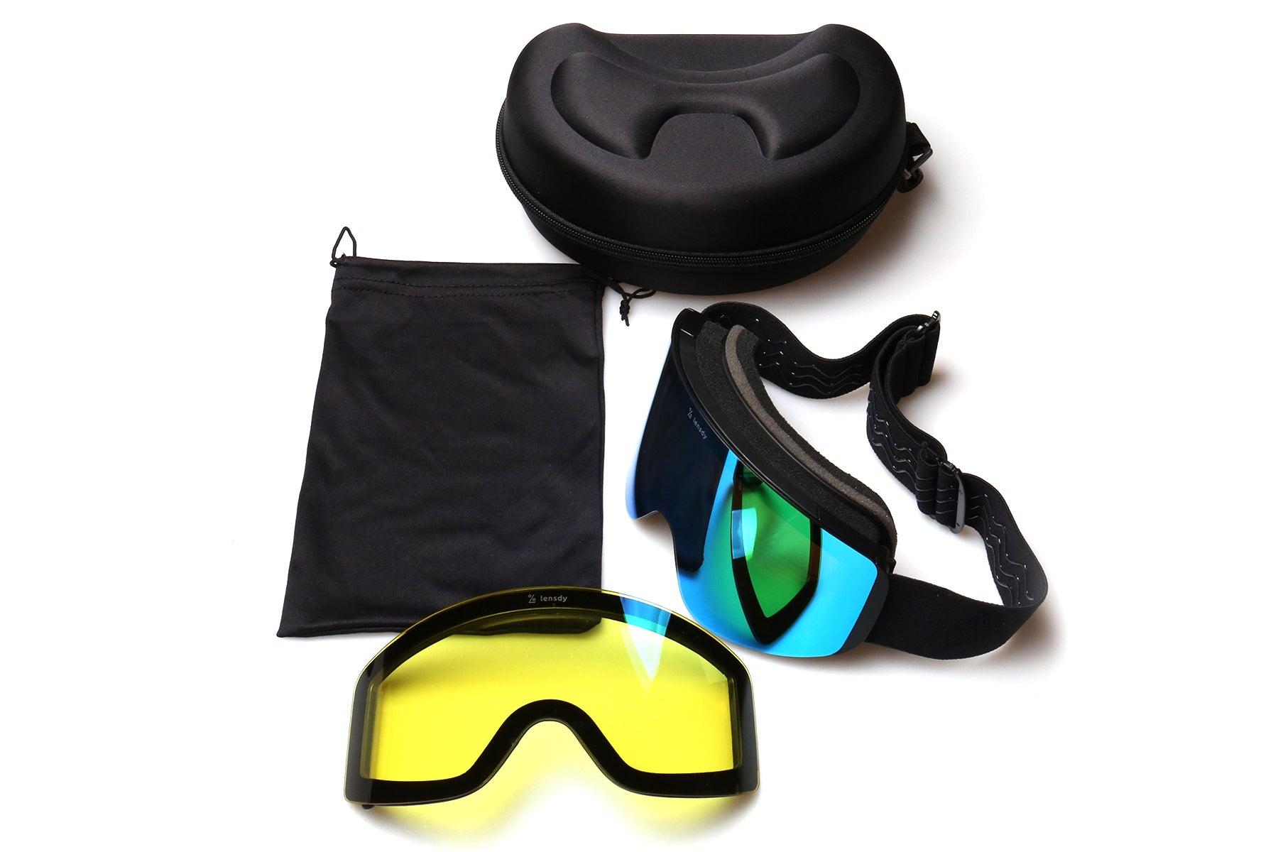 Alpine Goggles with Magnetic Lens System