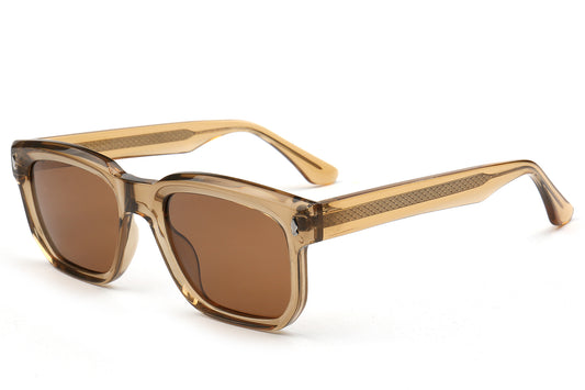 Amber Square Sunglasses - Modern Elegance