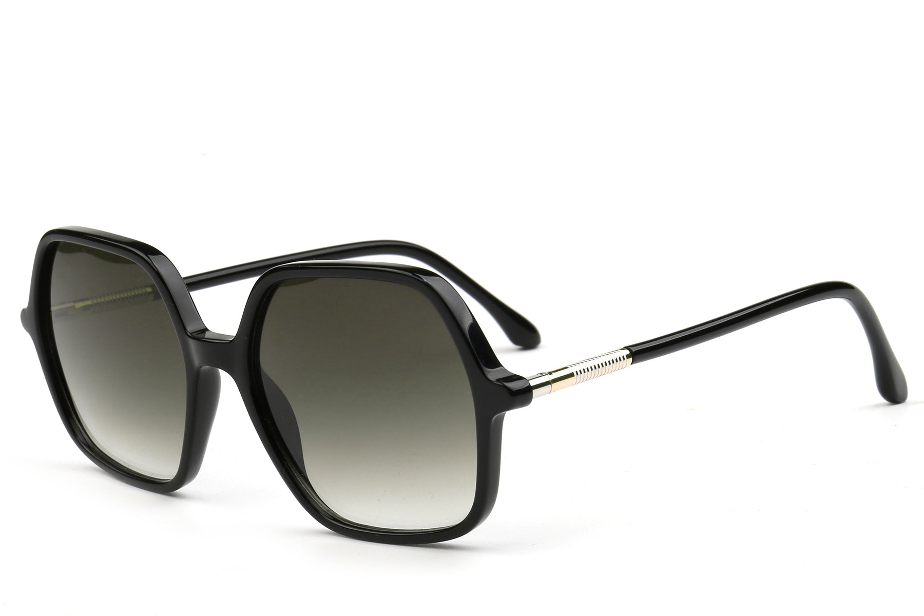 Eclipsa Oversized Square Sunglasses - Cosmic Black 