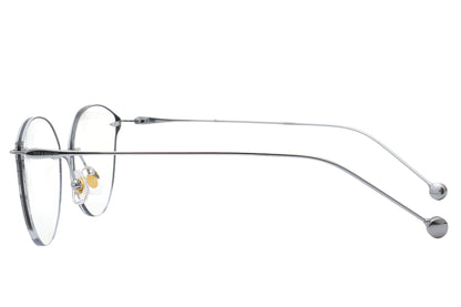 IceClear metallic rimless glasses - detail view