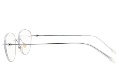 ClearGrey transparent butterfly glasses - detail view