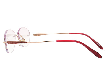 Wine wine red rimless glasses - detail view